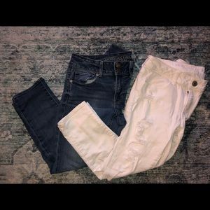 American Eagle Jean Capris (Lot of 2)